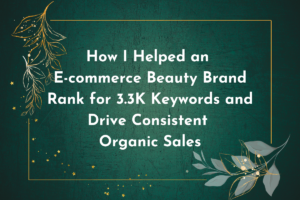 E-commerce Beauty Brand